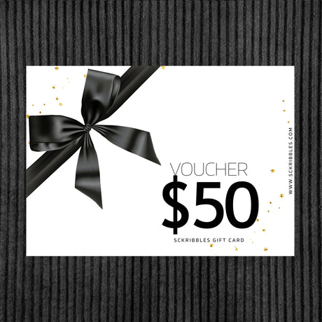 Sckribbles Gift Card | Wallpaper and Murals  Sckribbles $50.00