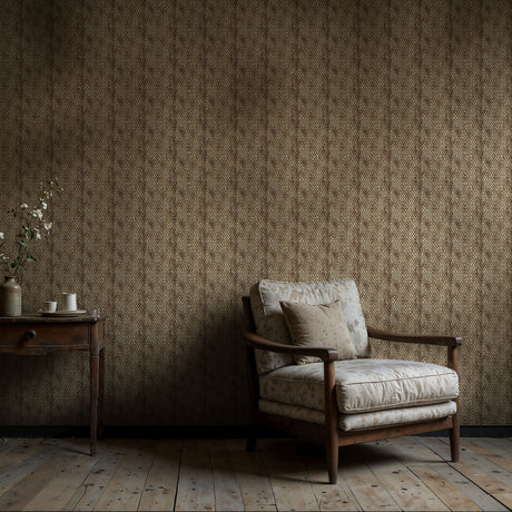 Velvet Viper | Brown Snakeskin Animal Print Wallpaper Wallpaper Sckribbles