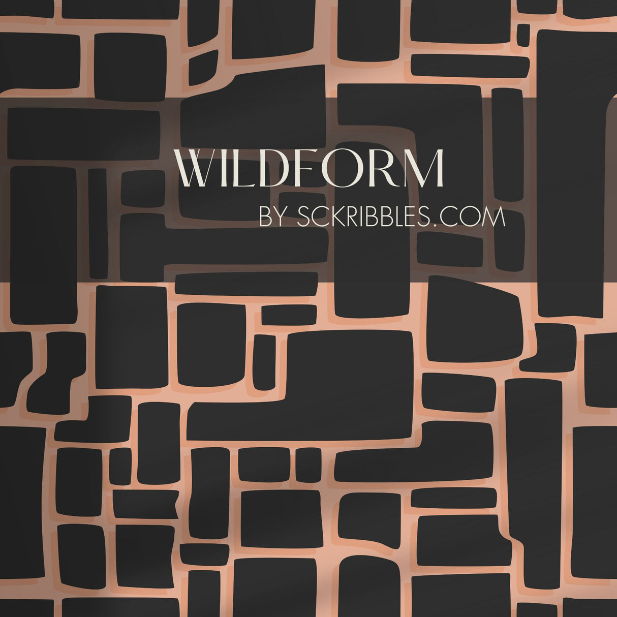 Wildform | Bold Maximalist Abstract African Wallpaper Wallpaper Sckribbles
