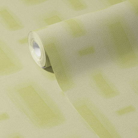 Geo Drift | Contemporary Abstract Geometrical Brick Shapes Wallpaper Wallpaper Sckribbles