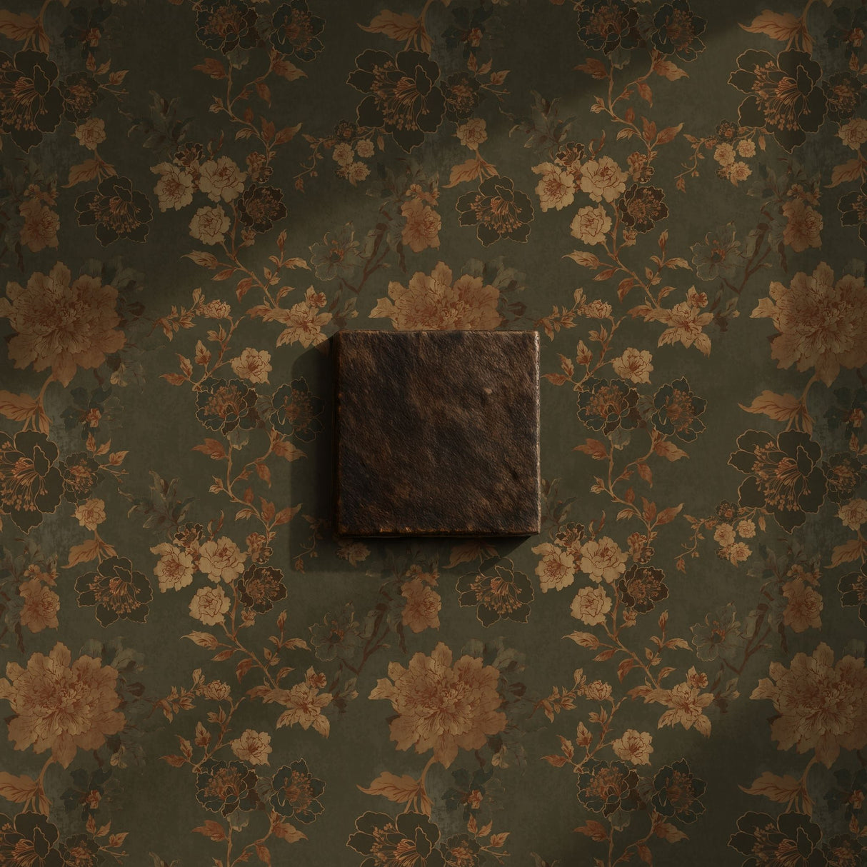 Timeless Flora | Vintage Aged Chinoiserie Floral Wallpaper Wallpaper Sckribbles