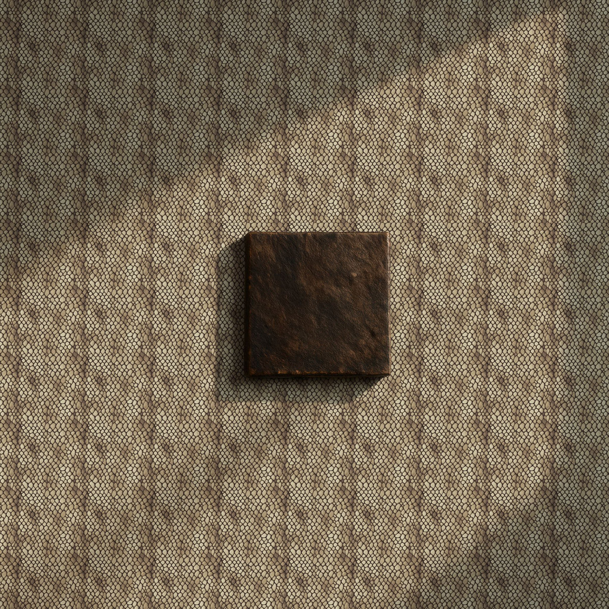 Velvet Viper | Brown Snakeskin Animal Print Wallpaper Wallpaper Sckribbles
