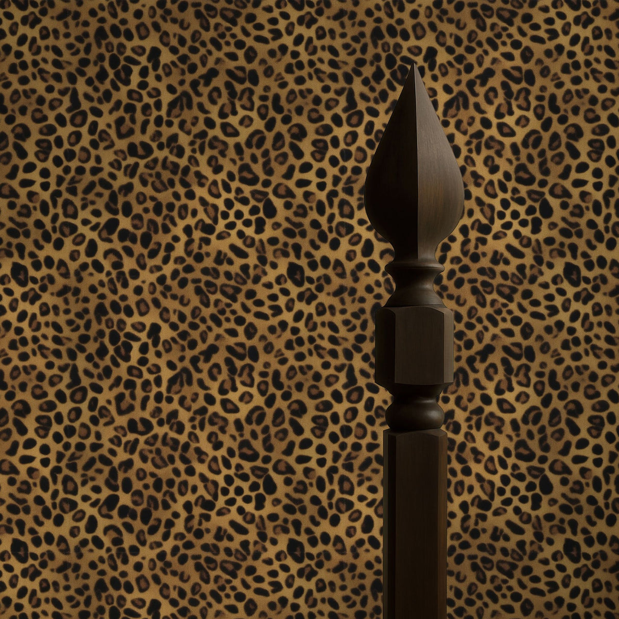 Savannah Chic | Fun Dramatic Leopard Print Wallpaper Wallpaper Sckribbles Signature - Premium Non-Woven Roll - 24 in x 32.8 ft (61 cm × 10 m)