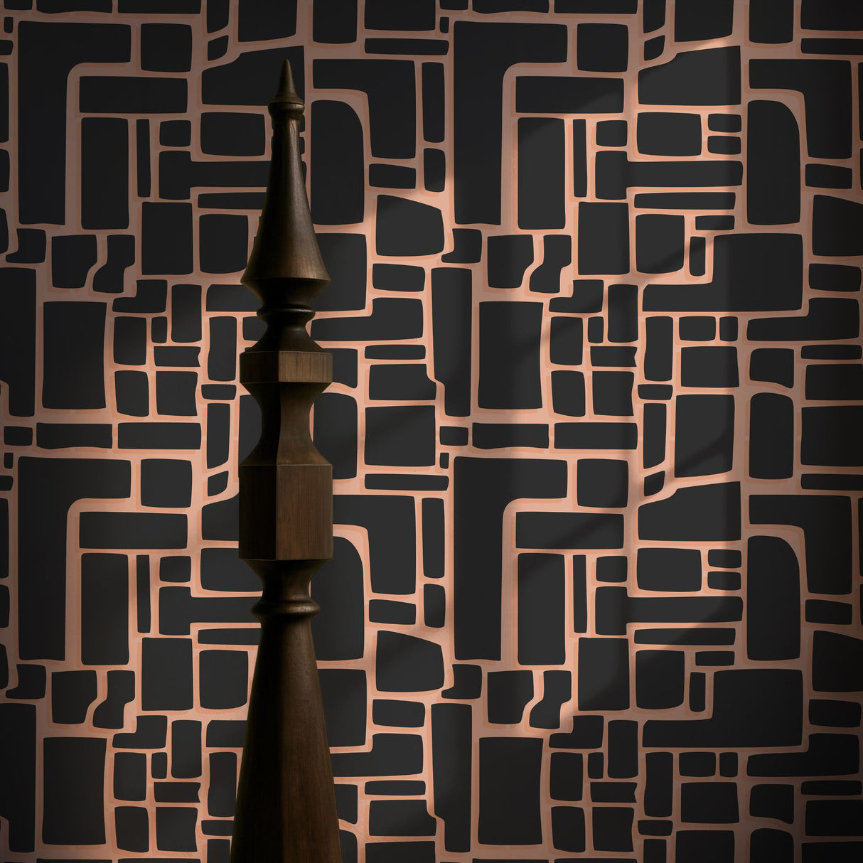 Wildform | Bold Maximalist Abstract African Wallpaper Wallpaper Sckribbles