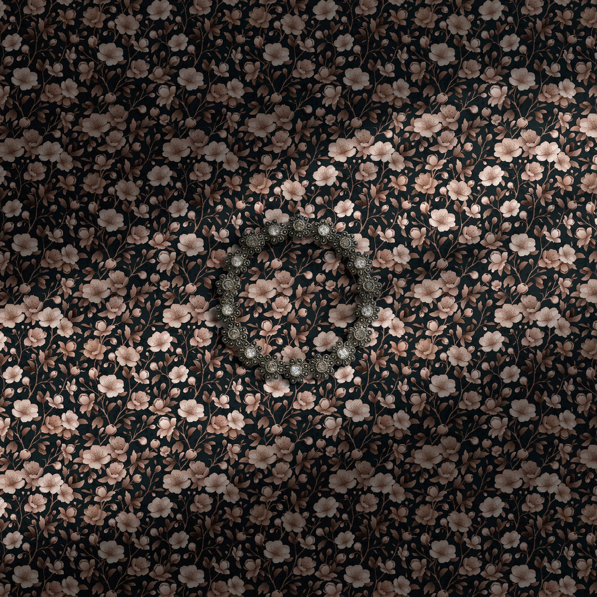 Black and pink sakura wallpaper.