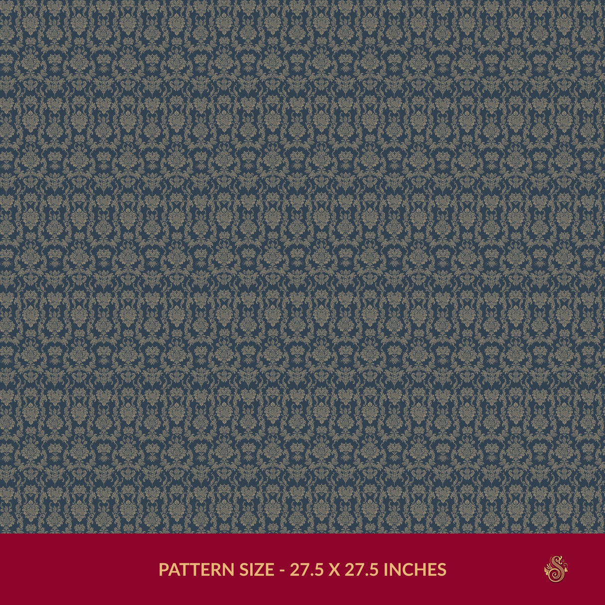 Grand Manor | Vintage Baroque European Damask Wallpaper Wallpaper Sckribbles