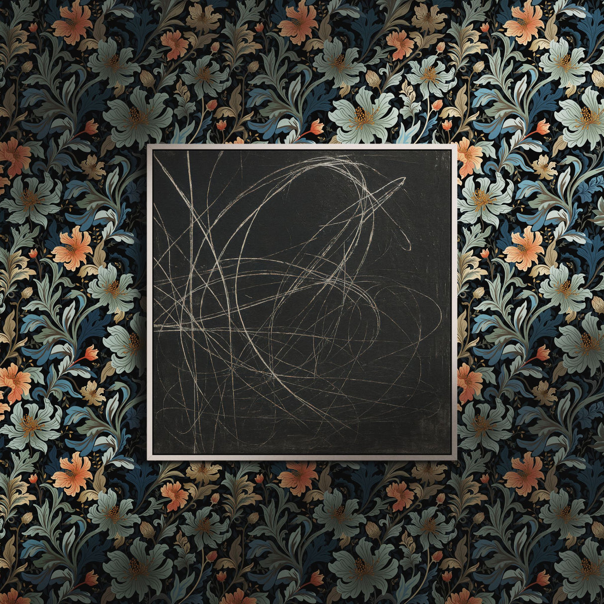 Botanic Dream | Feminine Flower Botanical Wallpaper Wallpaper Sckribbles