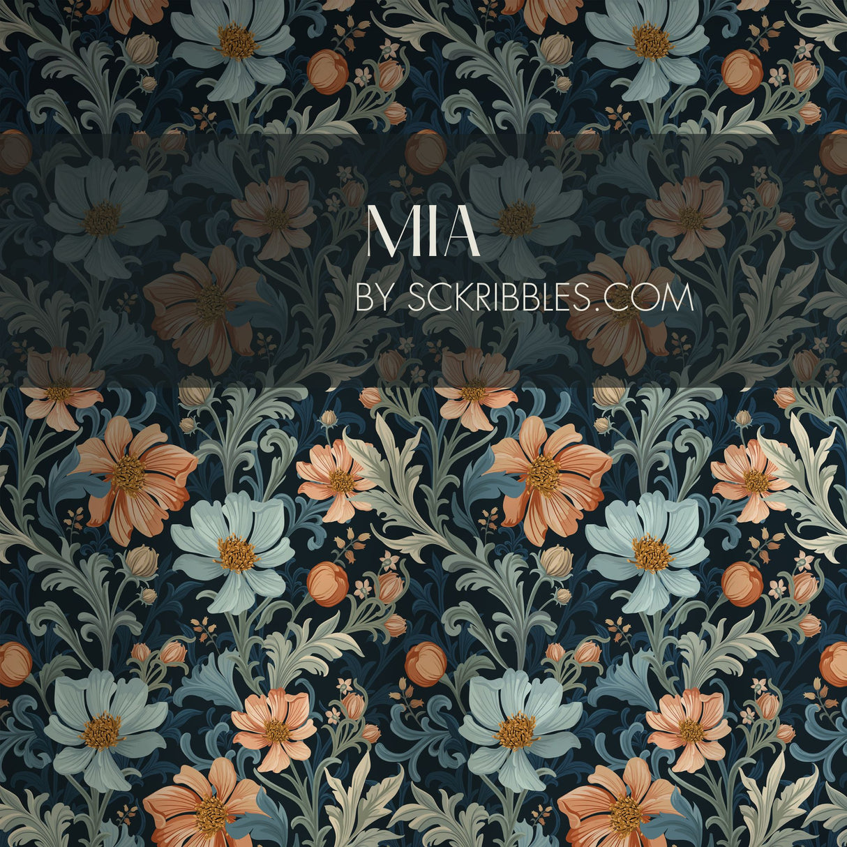 Paradise Petals | Pretty Feminine Romantic Floral Botanical Wallpaper