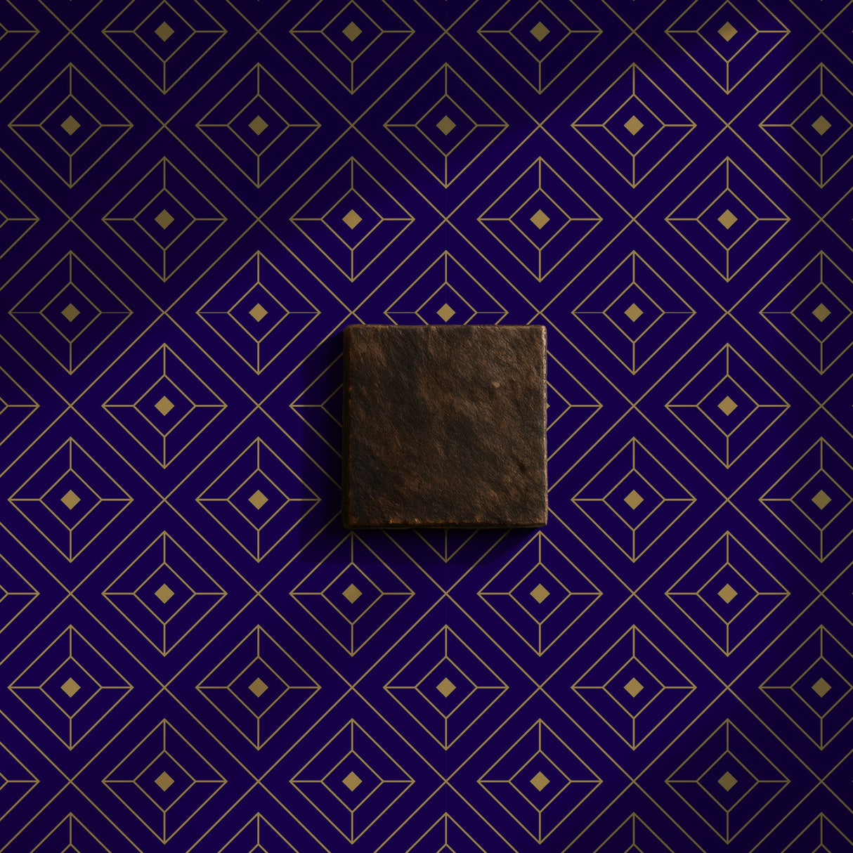 Square Affair | Glamorous & Bold Luxury Art Deco Wallpaper Wallpaper Sckribbles