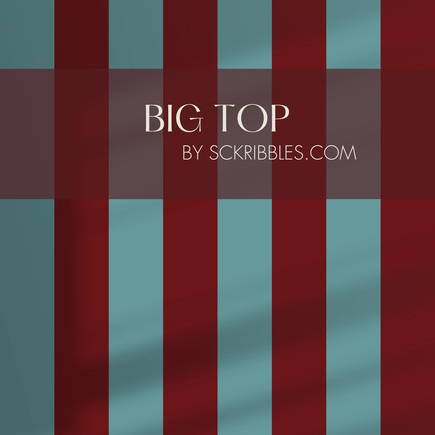 Circus Stripes | Bold Bright Colorful Vertical Striped Wallpaper Wallpaper Sckribbles Traditional - (Non-Woven) Sample 14'' x 14'' / 35 x 35 cm Big Top