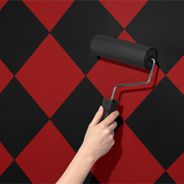 Check Mate | Classic Bold Maximalist Dramatic Checkered Wallpaper Wallpaper Sckribbles