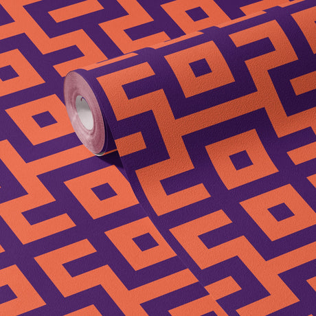 Pacdeco | Bright Bold & Eccentric Retro Art Deco Wallpaper Wallpaper Sckribbles