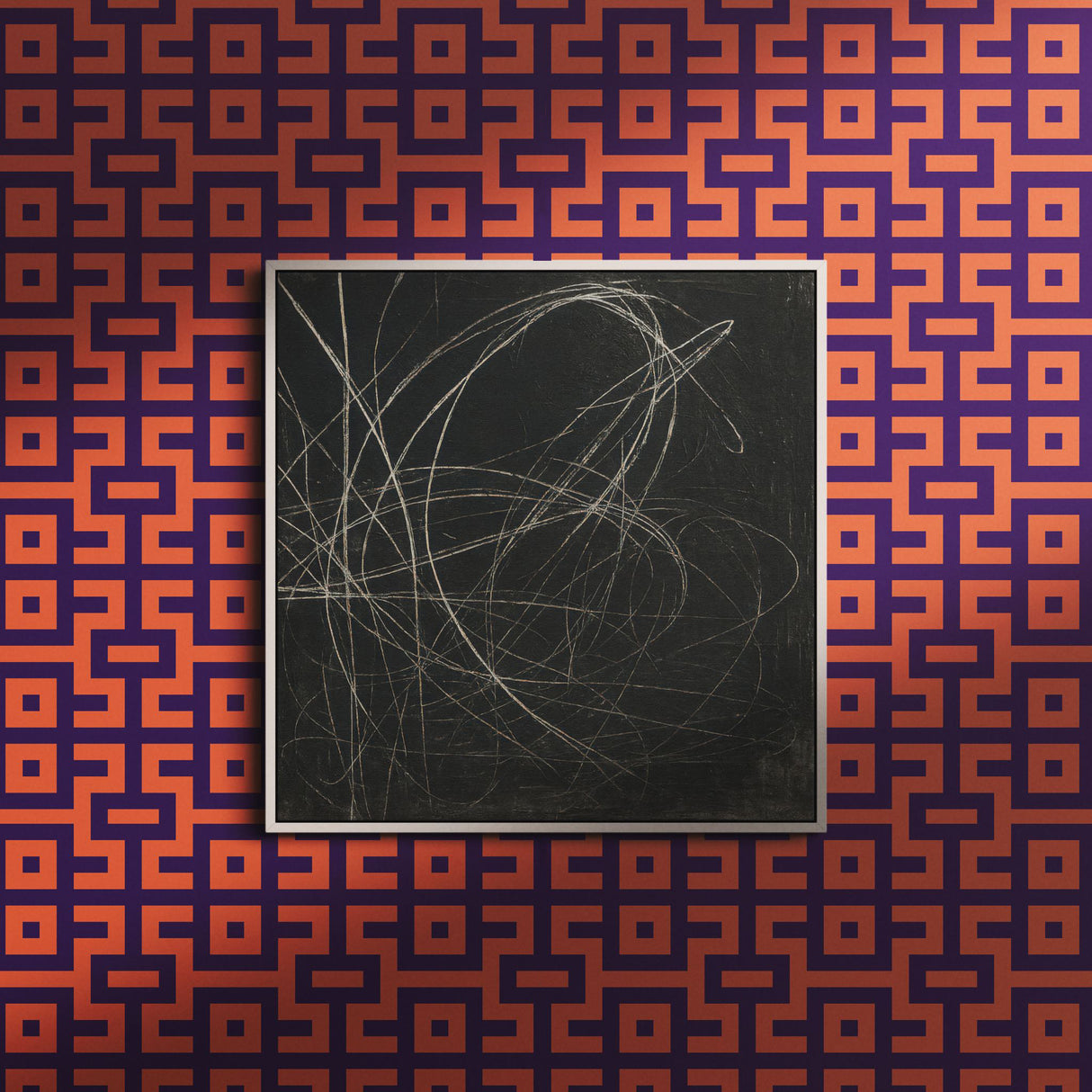 Pacdeco | Bright Bold & Eccentric Retro Art Deco Wallpaper Wallpaper Sckribbles