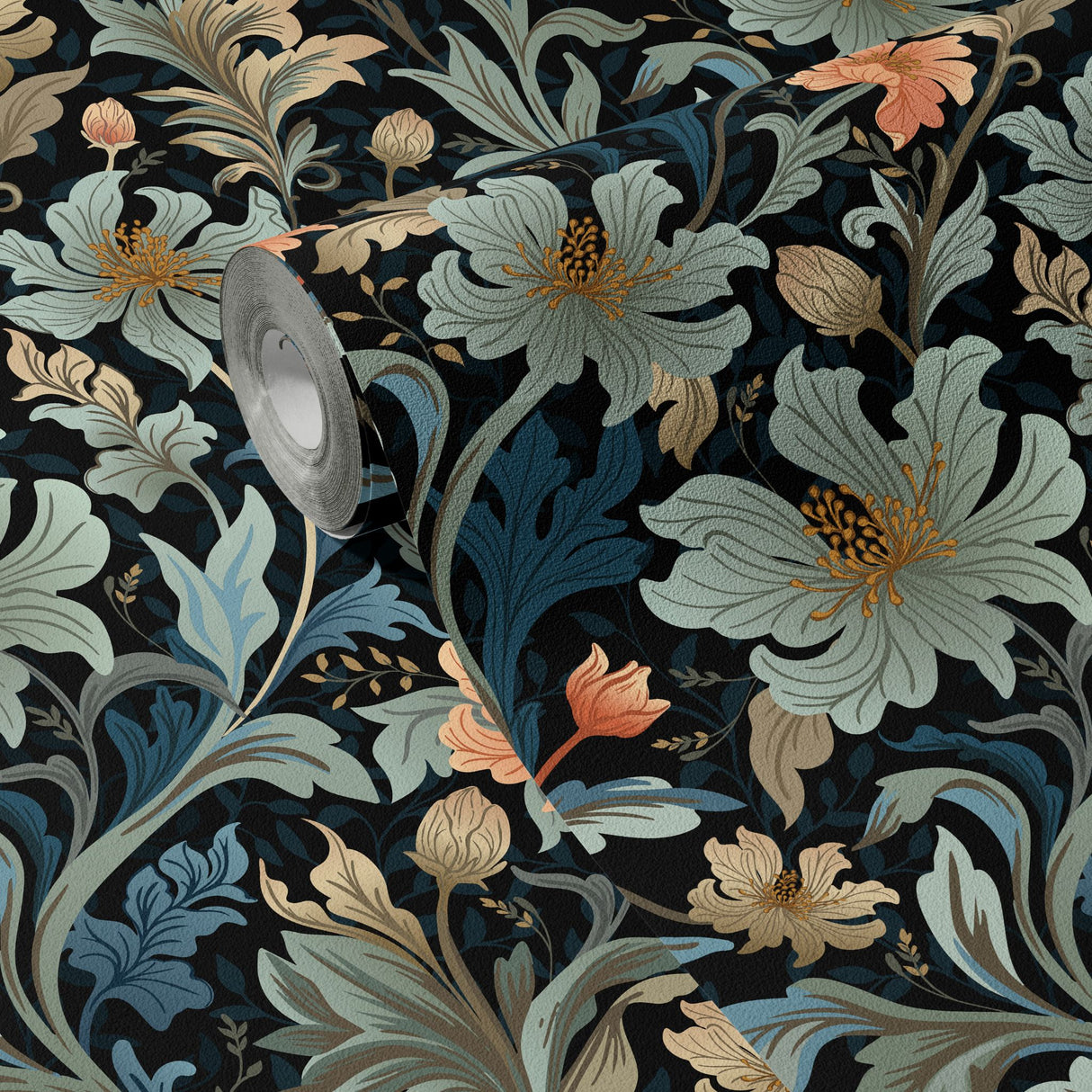 Botanic Dream | Feminine Flower Botanical Wallpaper Wallpaper Sckribbles