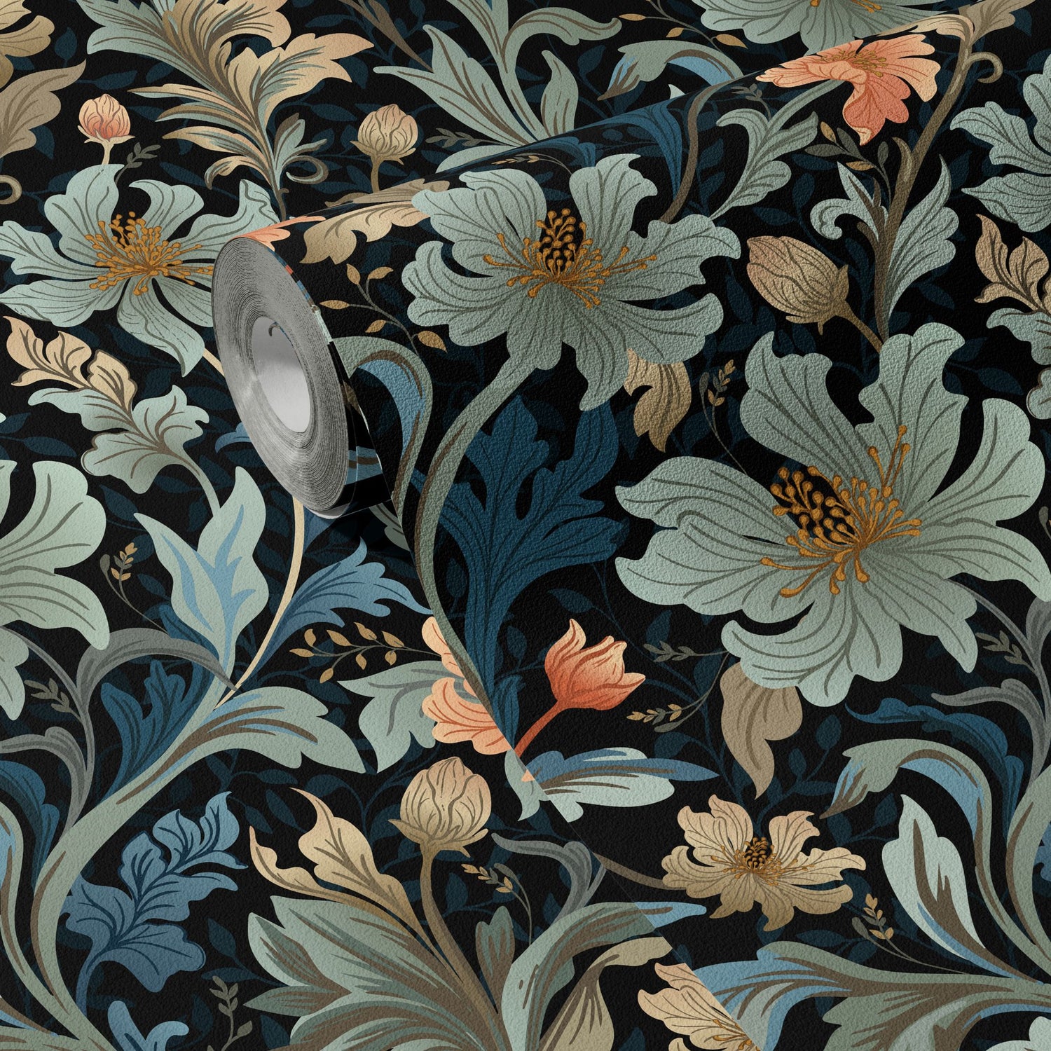 Botanic Dream | Feminine Flower Botanical Wallpaper Wallpaper Sckribbles