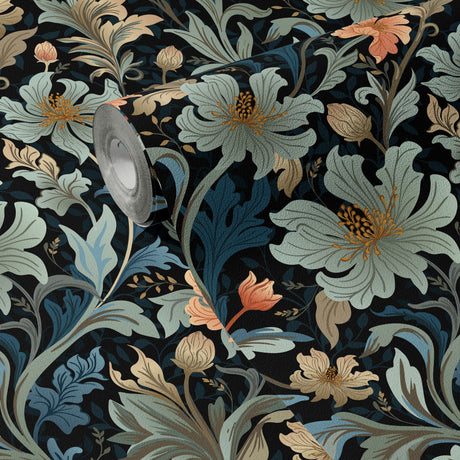 Botanic Dream | Feminine Flower Botanical Wallpaper Wallpaper Sckribbles