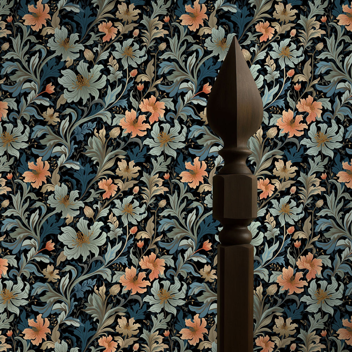 Botanic Dream | Feminine Flower Botanical Wallpaper Wallpaper Sckribbles