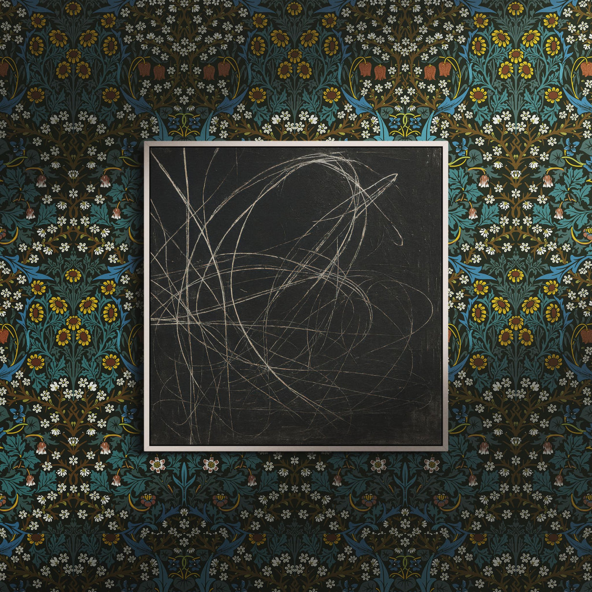 Blackthorn | Vintage Botanical William Morris Wallpaper Wallpaper Sckribbles