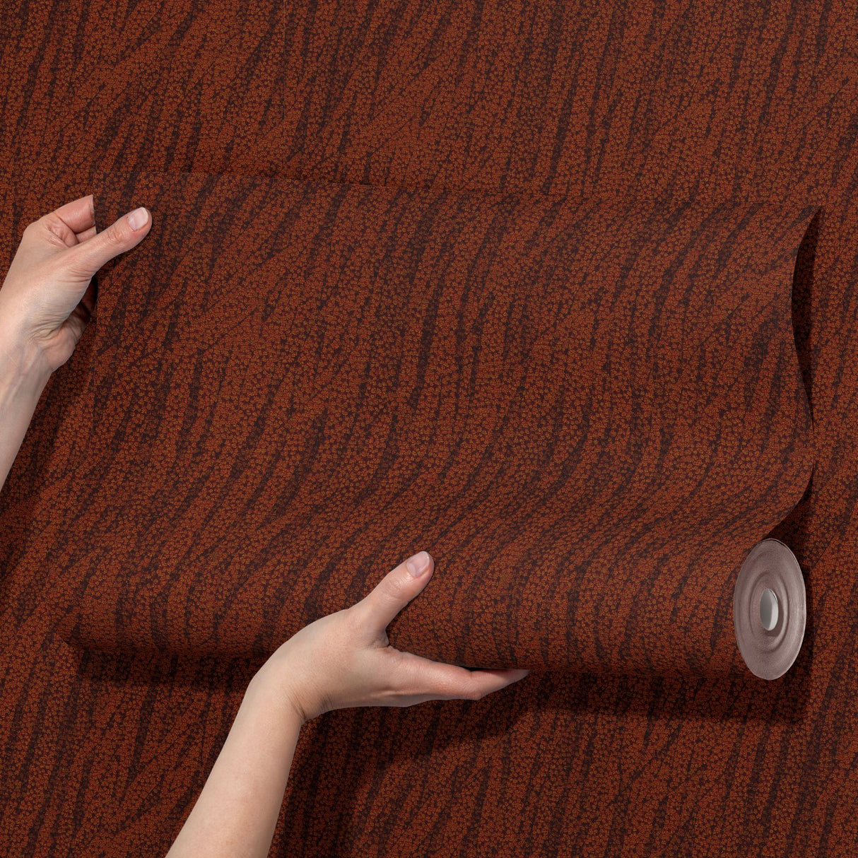 Tangy Tango | Vibrant Bright Orange Red Bold Wallpaper Wallpaper Sckribbles