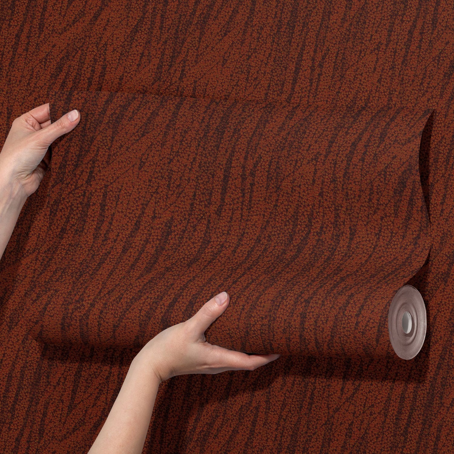 Tangy Tango | Vibrant Bright Orange Red Bold Wallpaper Wallpaper Sckribbles