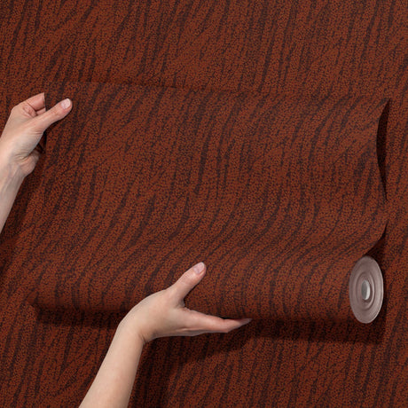 Tangy Tango | Vibrant Bright Orange Red Bold Wallpaper Wallpaper Sckribbles