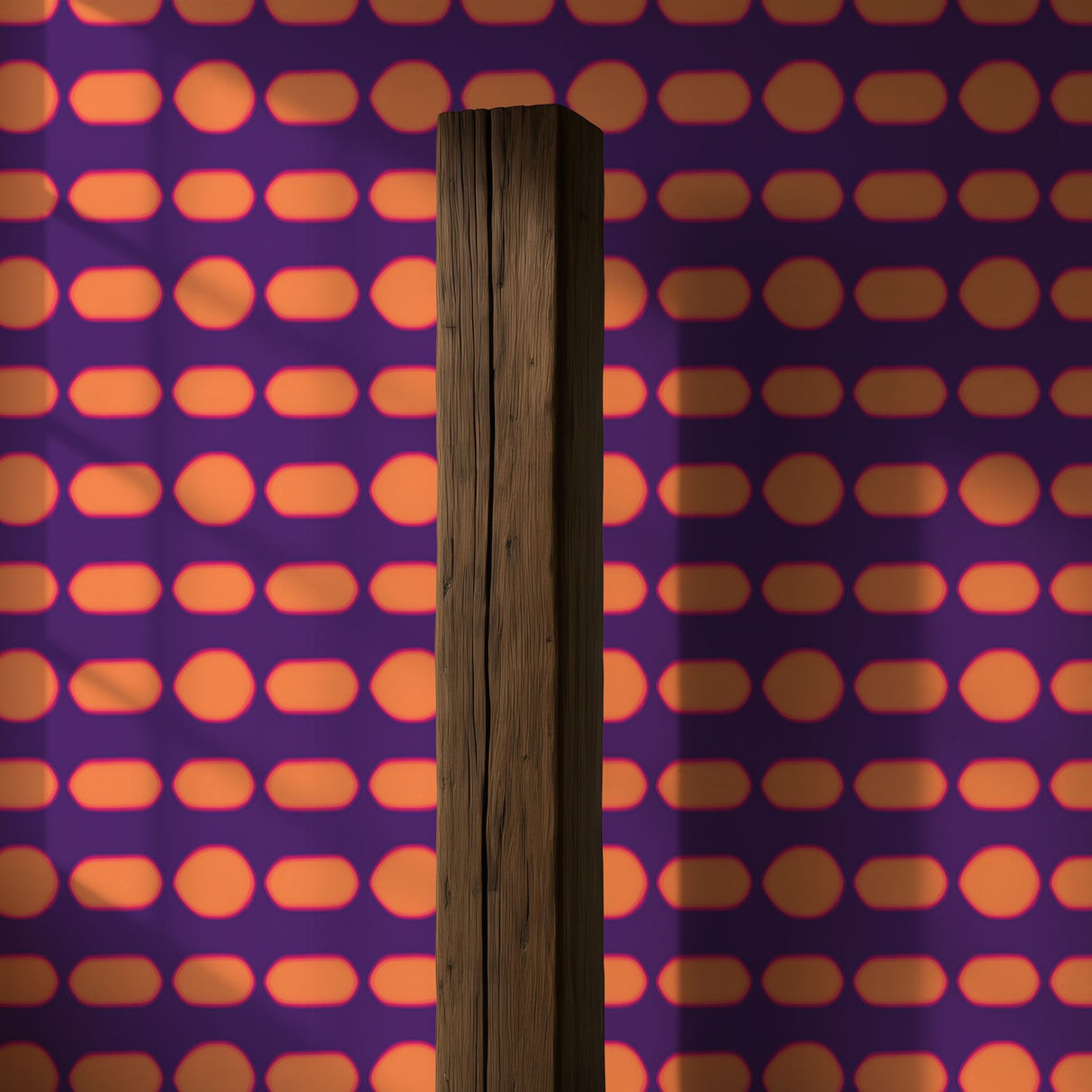 Vibrant Grooves | Bright Colorful Funky Retro Wallpaper Wallpaper Sckribbles