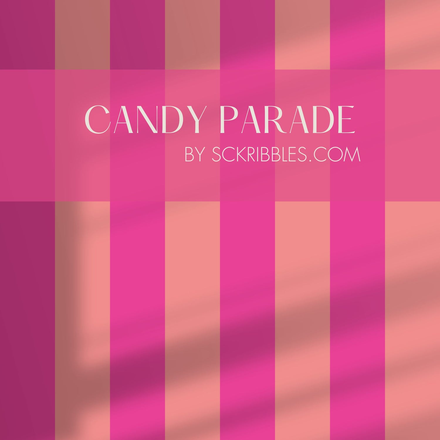 Circus Stripes | Bold Bright Colorful Vertical Striped Wallpaper Wallpaper Sckribbles Traditional - (Non-Woven) Sample 14'' x 14'' / 35 x 35 cm Candy Parade