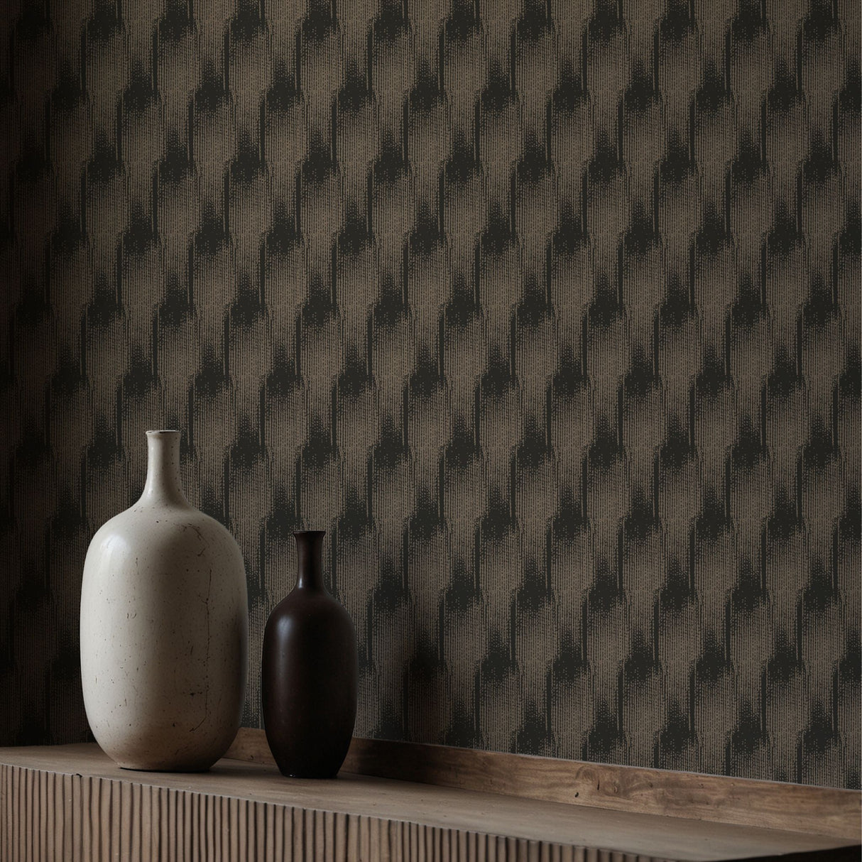 Rebel Deco | Moody Organic Grunge Art Deco Wallpaper Wallpaper Sckribbles