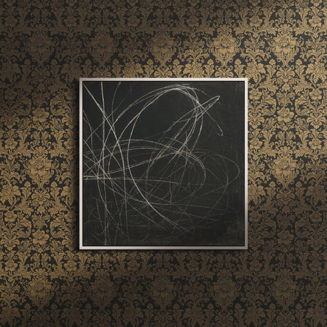 Brownstone Beauty | Neutral Brown Elegant Damask Wallpaper Wallpaper Sckribbles