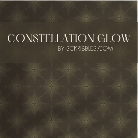 Astralis Royale | Elegant Moody Stars Art Deco Wallpaper Wallpaper Sckribbles