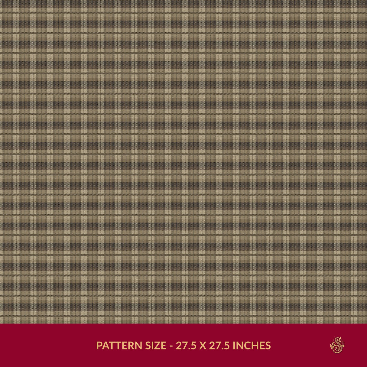 Stoneweave | Neutral Brown Classic Traditional Plaid Wallpaper Wallpaper Sckribbles