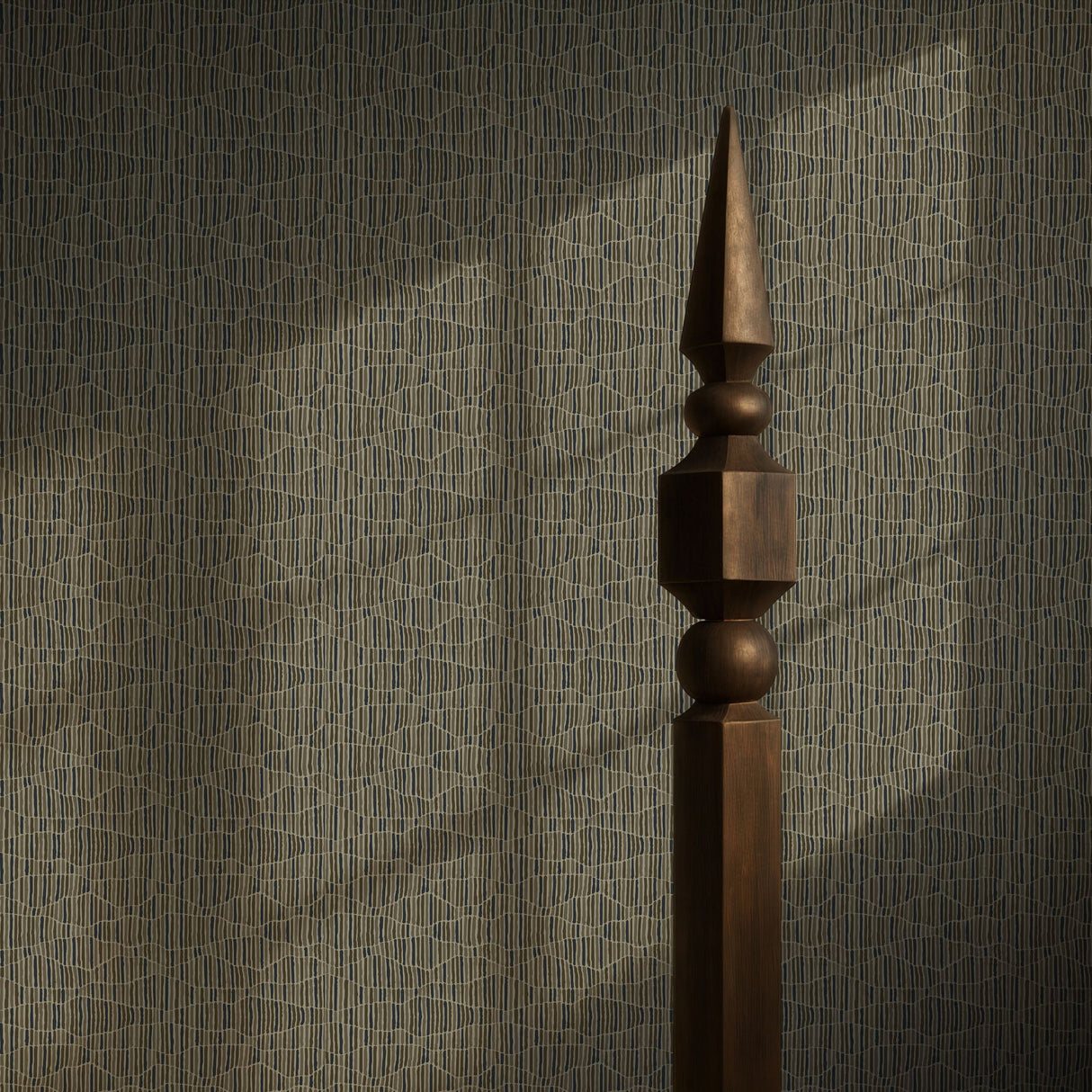 Worn & Torn | Neutral Organic Earthy Abstract Striped Wallpaper Wallpaper Sckribbles