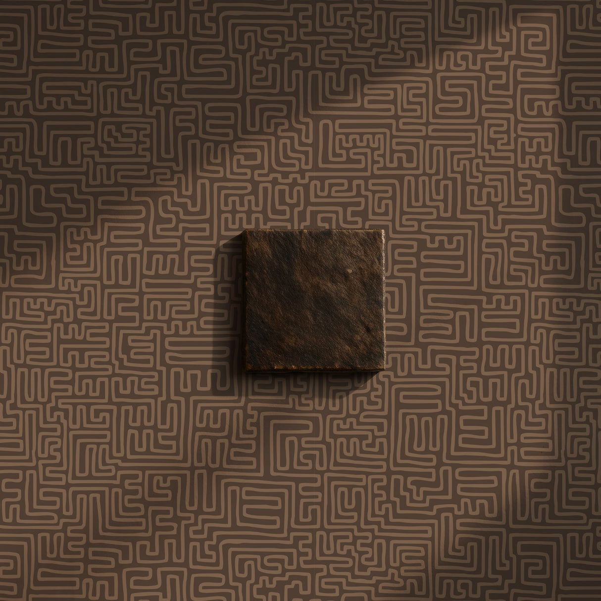 Maximalist Swirls | Cool Trendy Squiggly Bold Maze Wallpaper