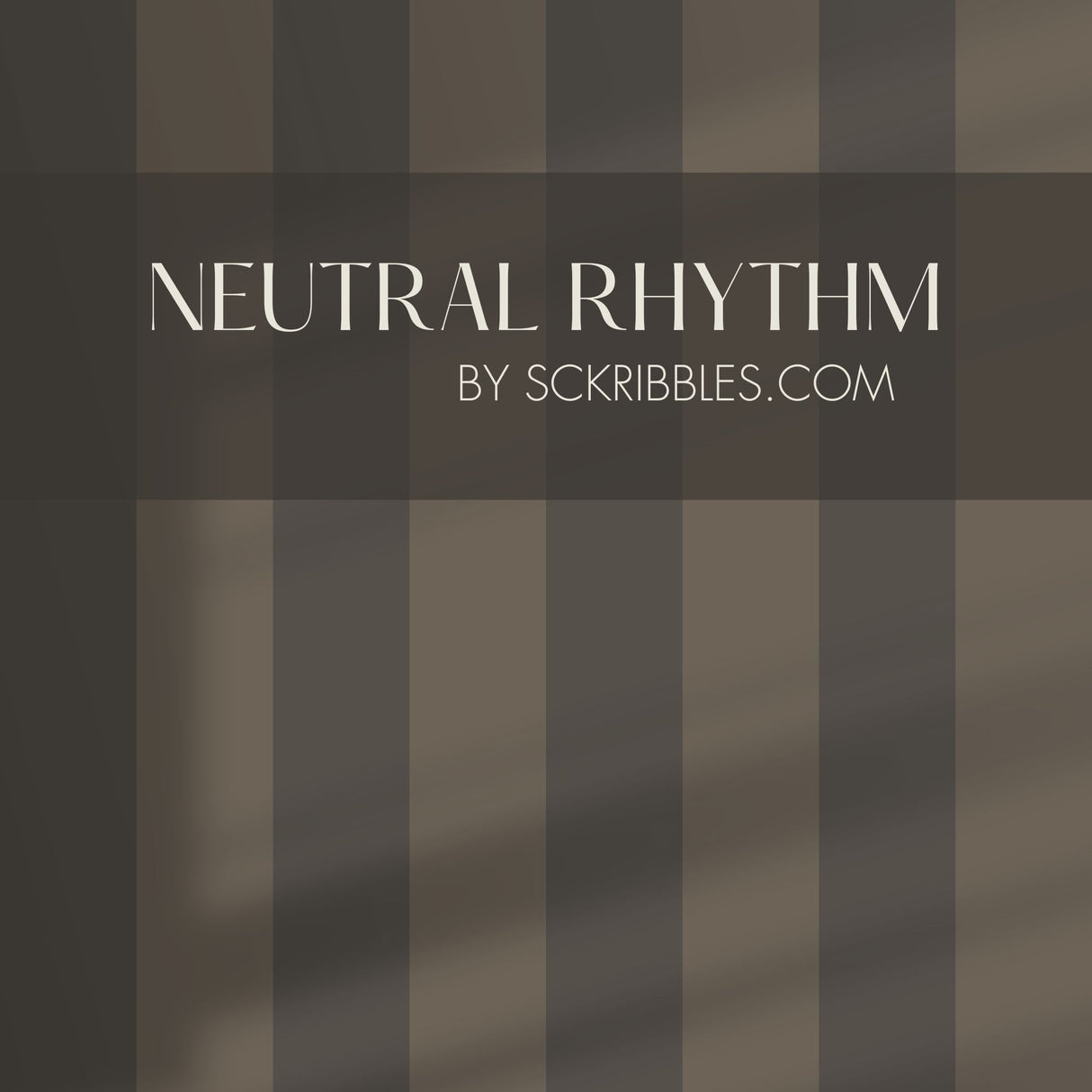 Subtle Stripes | Classic Muted Old-World Understated Striped Wallpaper Wallpaper Sckribbles Traditional - (Non-Woven) Sample 14'' x 14'' / 35 x 35 cm Neutral Rhythm