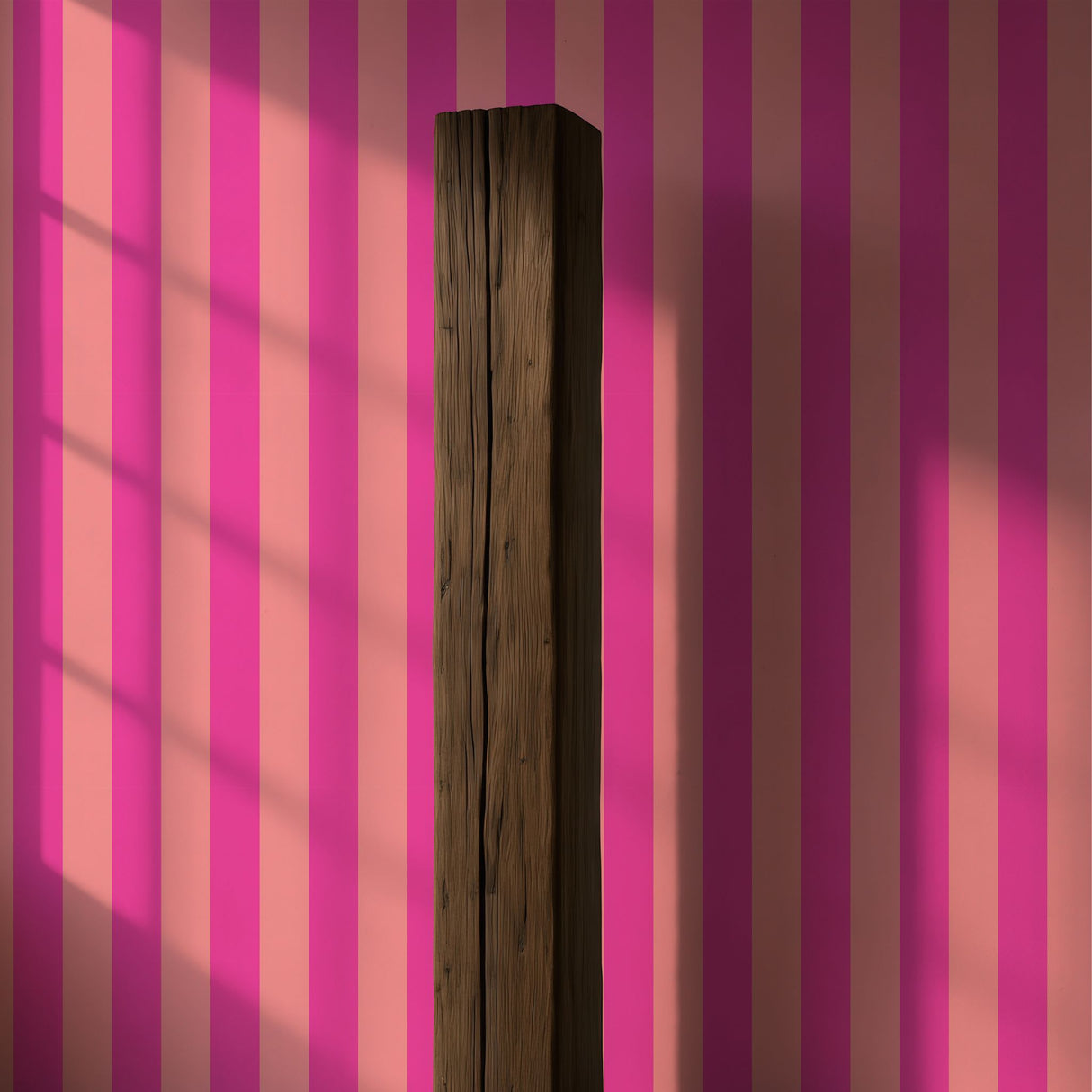 Circus Stripes | Bold Bright Colorful Vertical Striped Wallpaper Wallpaper Sckribbles