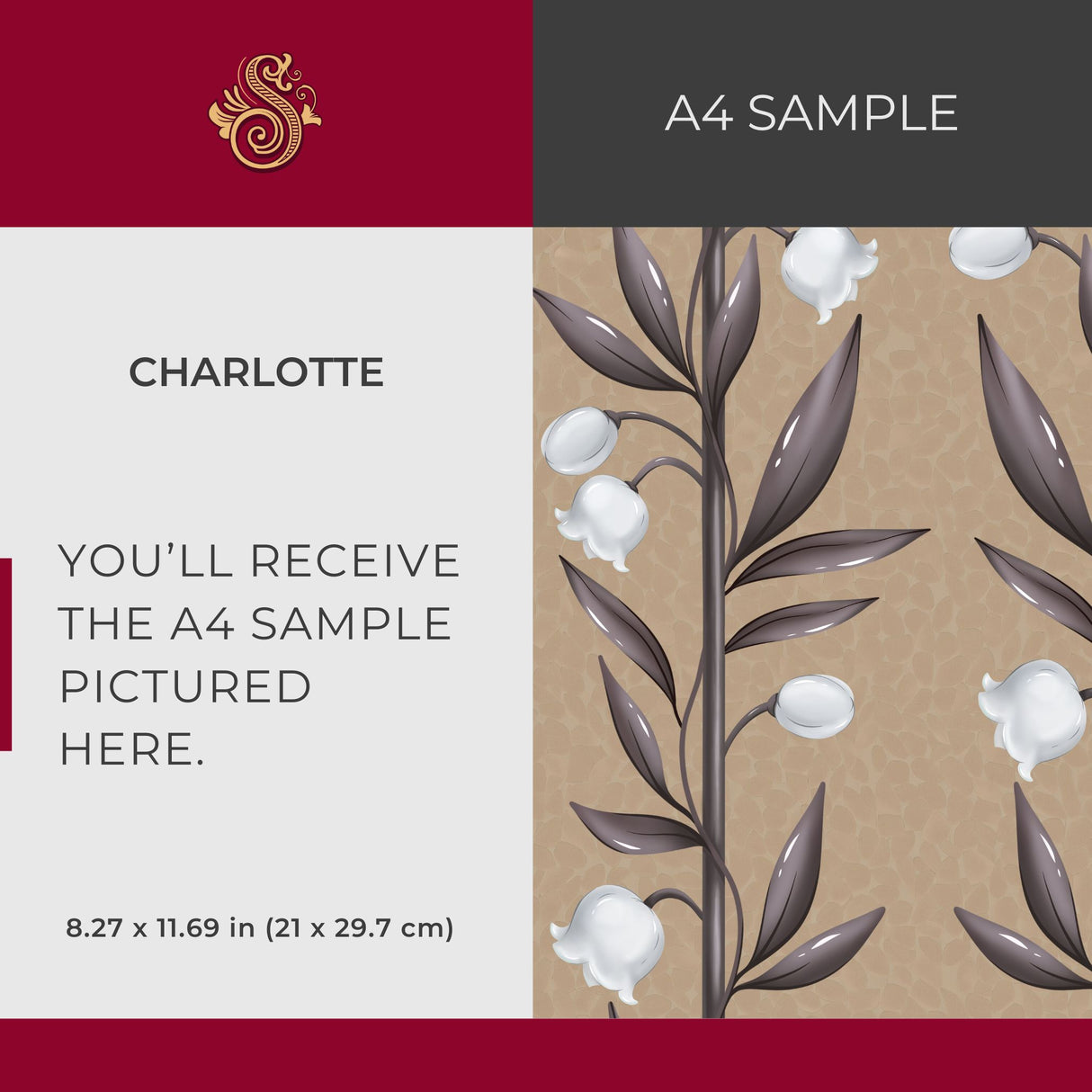 Weaving Bells | Sweet & Feminine Floral Girl's Room Wallpaper