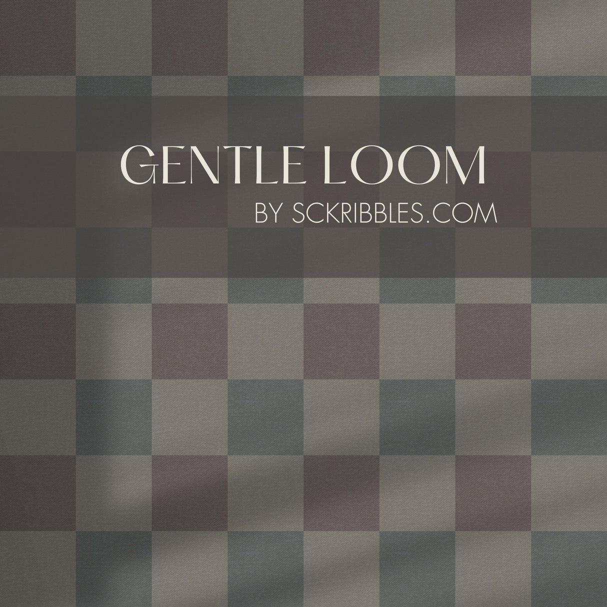 Subtle Grids | Neutral Muted Faded Classic Checkered Wallpaper Wallpaper Sckribbles