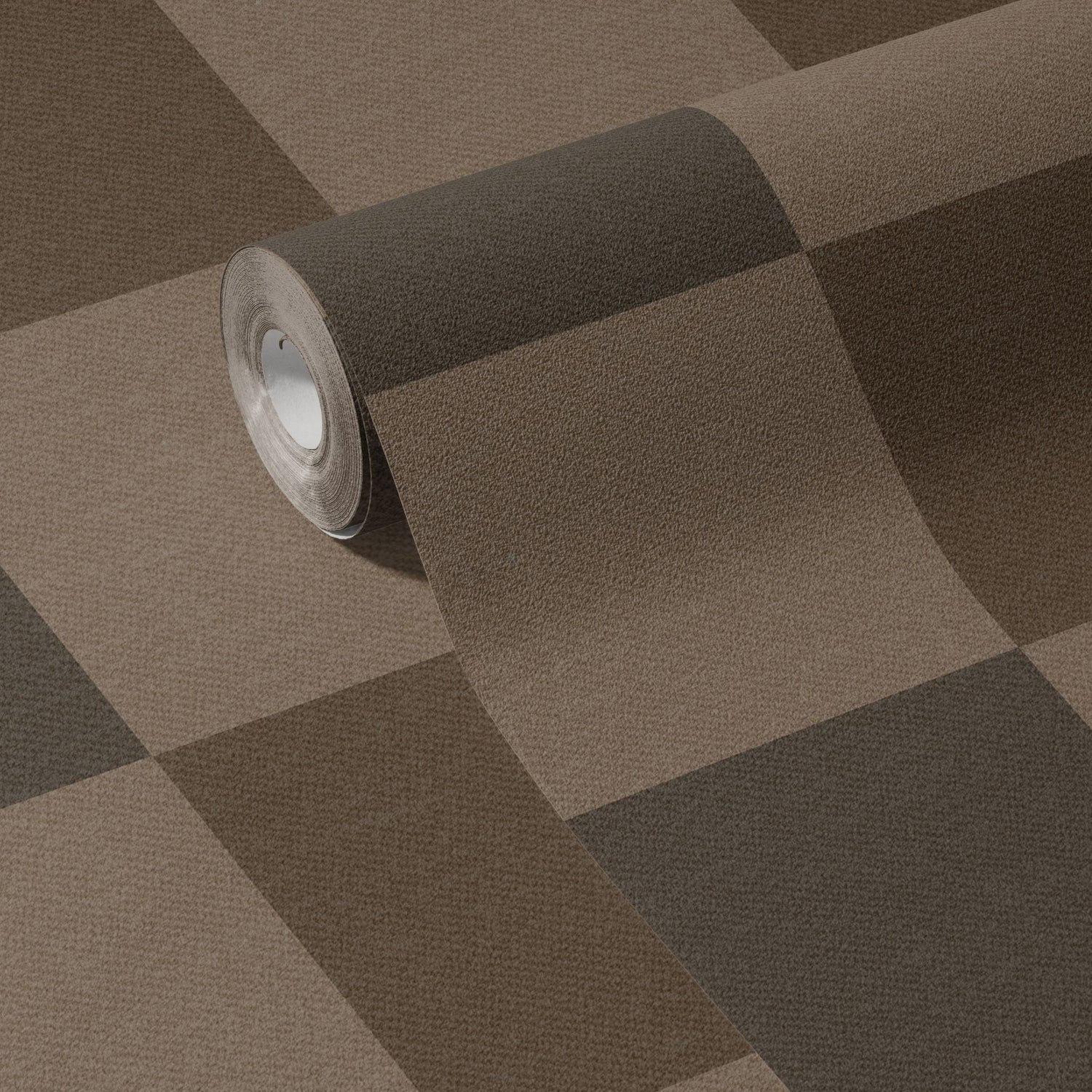 Subtle Grids | Neutral Muted Faded Classic Checkered Wallpaper Wallpaper Sckribbles