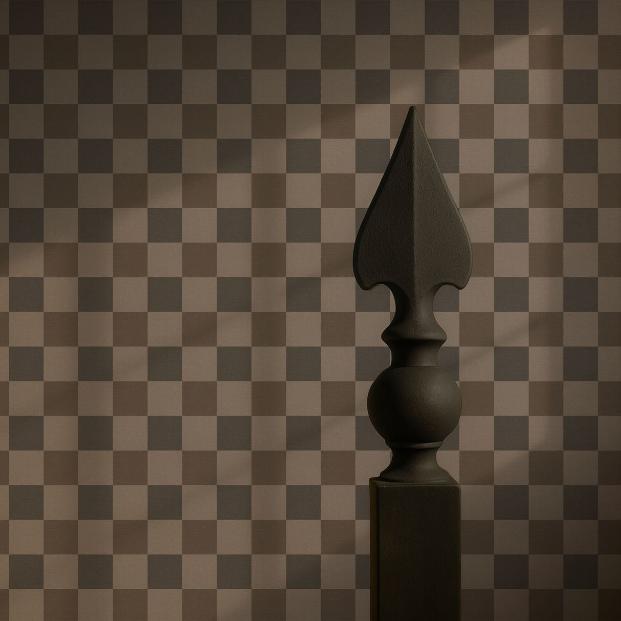 Subtle Grids | Neutral Muted Faded Classic Checkered Wallpaper Wallpaper Sckribbles