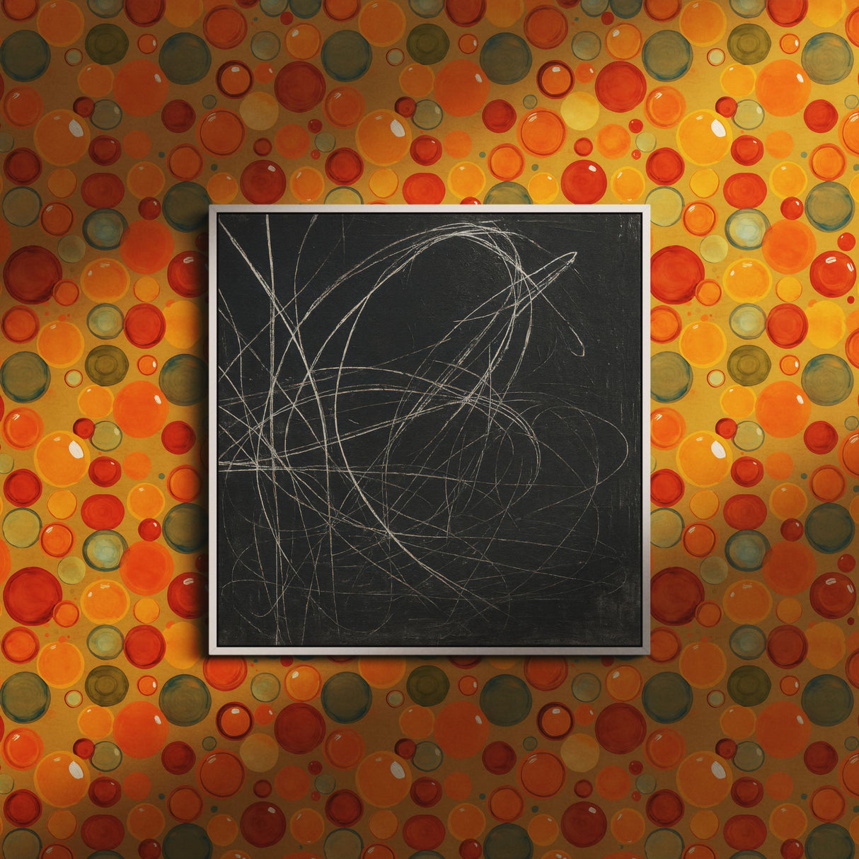 Circus Circles | Colorful Bright Bubbles Children's Room Wallpaper Wallpaper Sckribbles