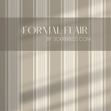 Aristocrat Stripe | Classic Timeless Elegant Traditional Pinstripe Wallpaper Wallpaper Sckribbles Traditional - (Non-Woven) Sample 14'' x 14'' / 35 x 35 cm Formal Flair