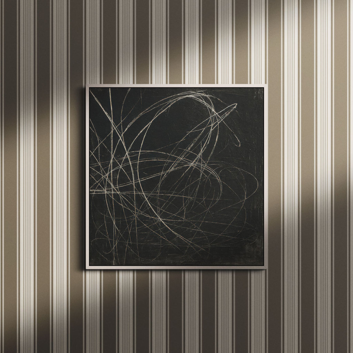 Aristocrat Stripe | Classic Timeless Elegant Traditional Pinstripe Wallpaper Wallpaper Sckribbles