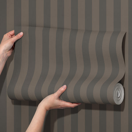 Subtle Stripes | Classic Muted Old-World Understated Striped Wallpaper Wallpaper Sckribbles