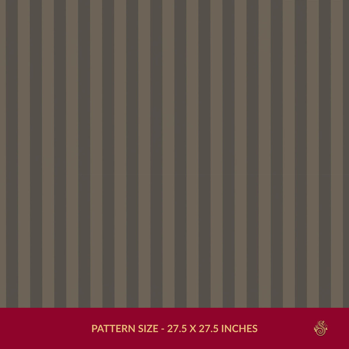 Subtle Stripes | Classic Muted Old-World Understated Striped Wallpaper Wallpaper Sckribbles