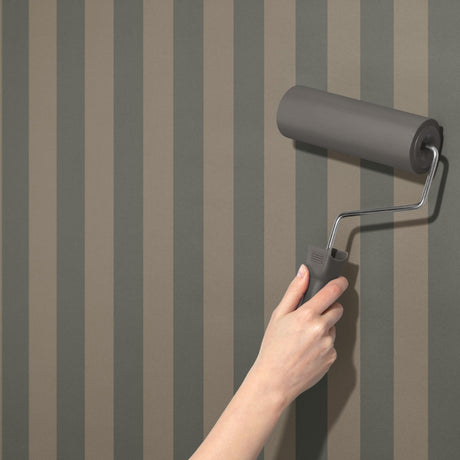 Subtle Stripes | Classic Muted Old-World Understated Striped Wallpaper Wallpaper Sckribbles