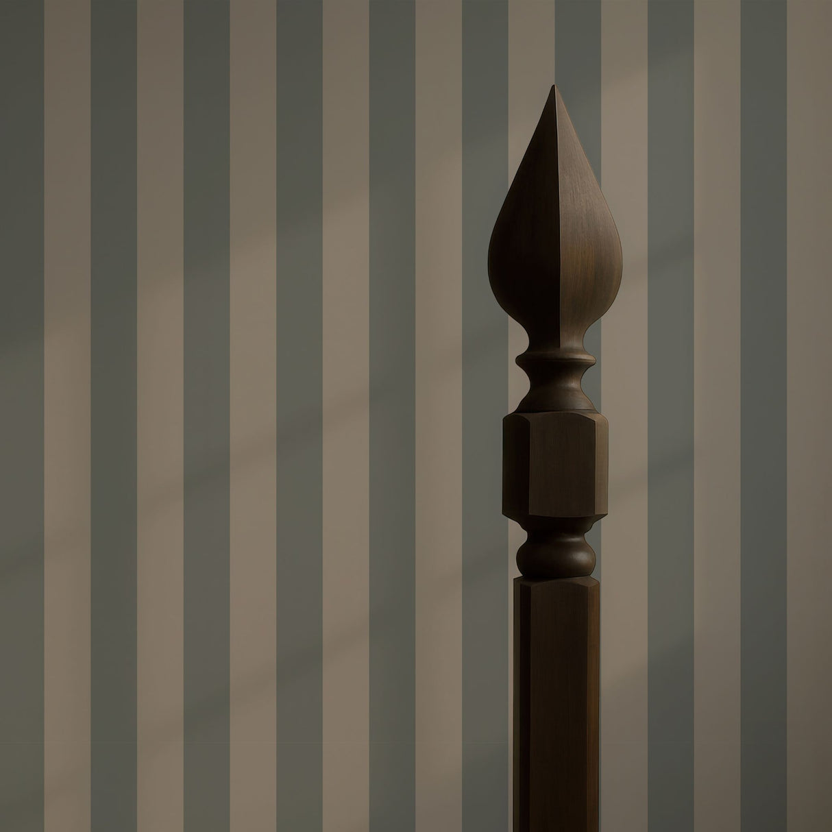 Subtle Stripes | Classic Muted Old-World Understated Striped Wallpaper Wallpaper Sckribbles