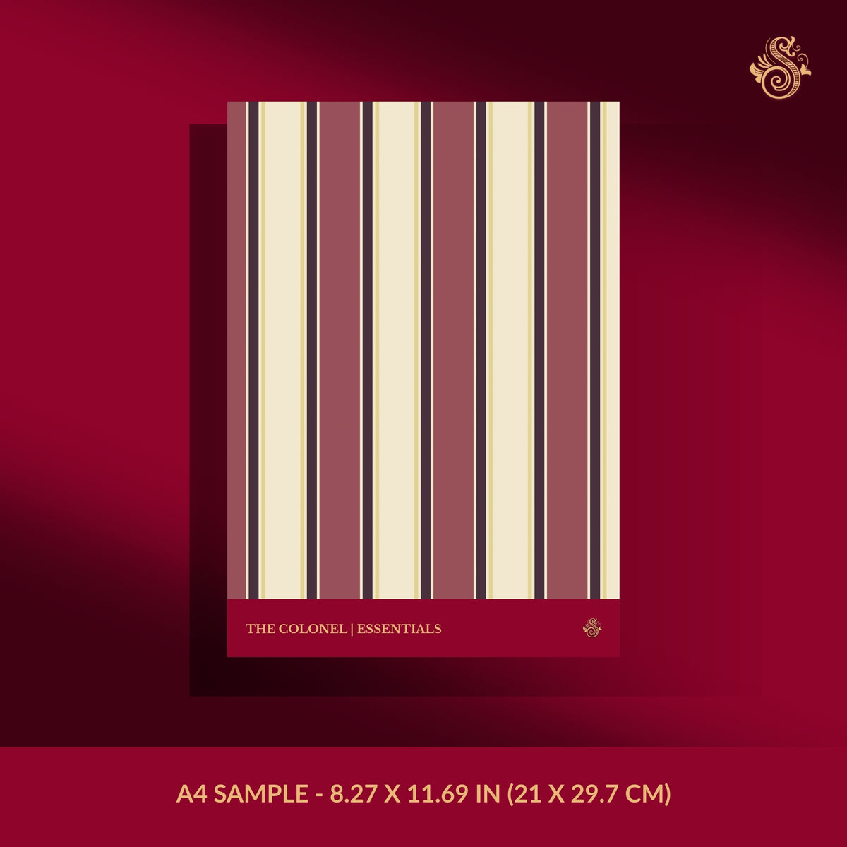 Regal Stripes | Classic Masculine Striped Wallpaper