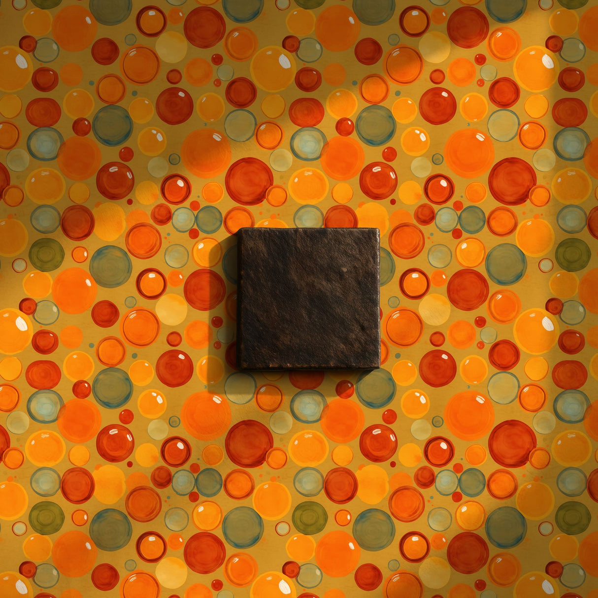 Circus Circles | Colorful Bright Bubbles Children's Room Wallpaper Wallpaper Sckribbles