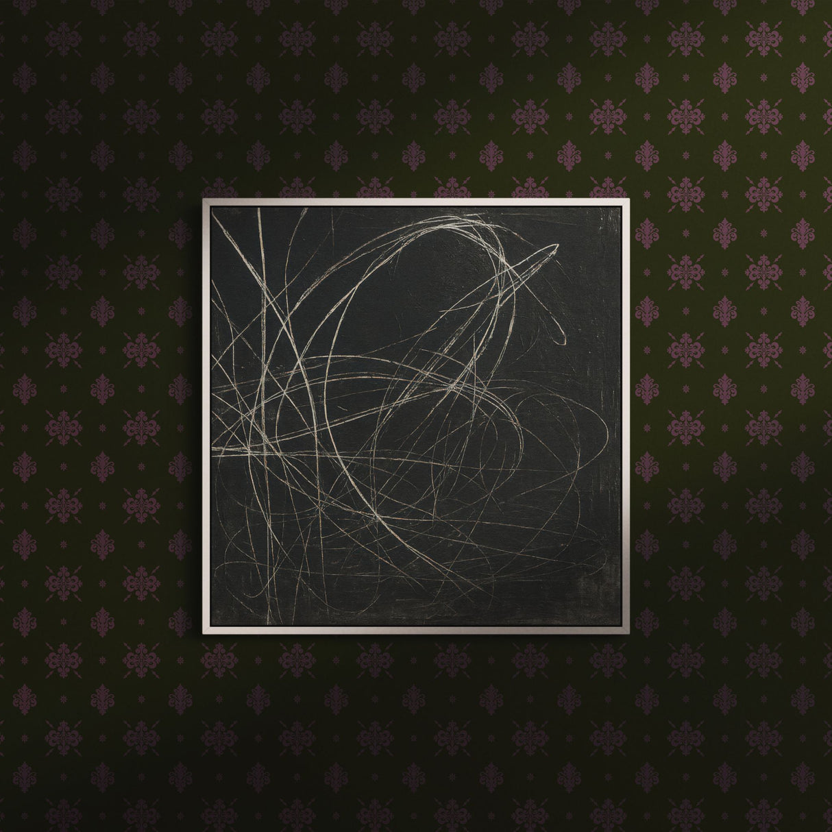 Eccentric Luxury | Unique & Colorful Timeless Damask Wallpaper Wallpaper Sckribbles