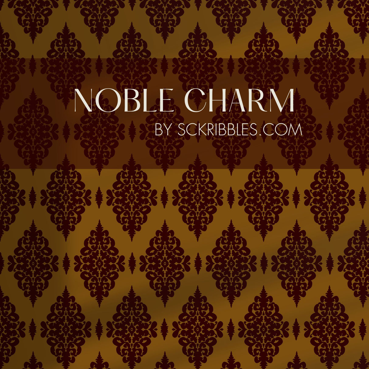 Ornate Grace | Vintage Opulent Regal Victorian Damask Wallpaper Wallpaper Sckribbles Traditional - (Non-Woven) Sample 14'' x 14'' / 35 x 35 cm Noble Charm